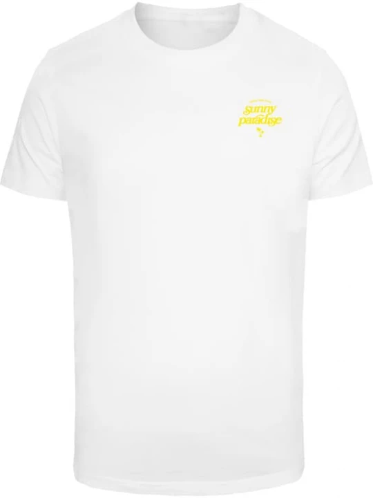 Foto van product Mister Tee Shirt 'Sunny Paradise' gemengde kleuren / wit