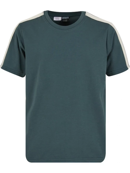 Foto van product Mister Tee Shirt 'Tennis Core' donkergroen / offwhite