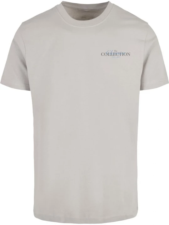 Foto van product Mister Tee Shirt 'The Classics Collection' royal blue / koningsblauw / grijs / antraciet