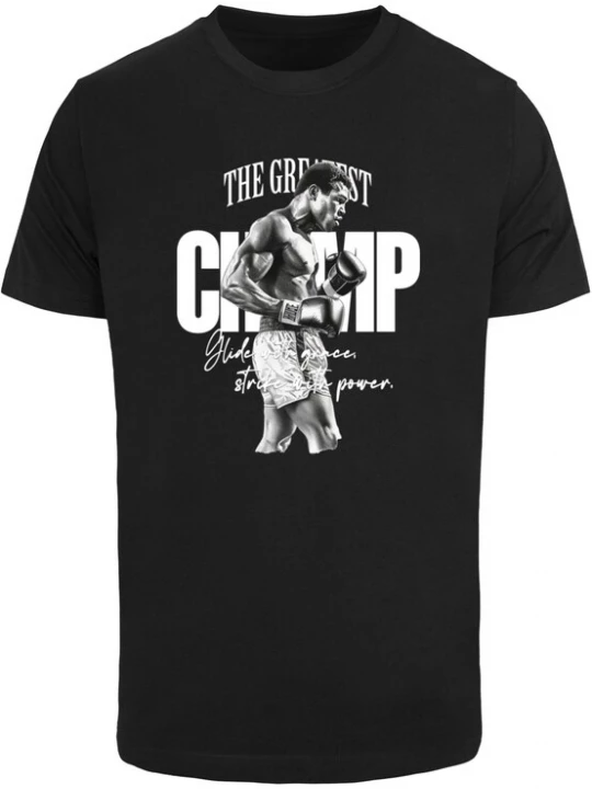 Foto van product Mister Tee Shirt 'The Greatest' zwart / wit