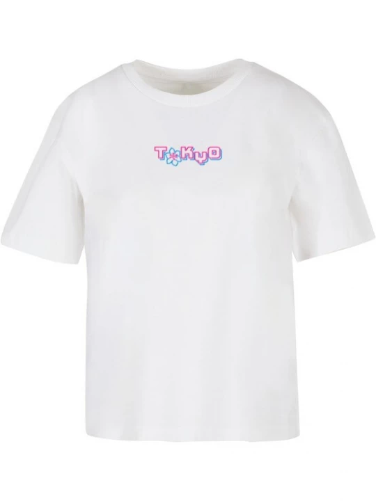 Foto van product Mister Tee Shirt 'Tokyo Dragon' neonblauw / pink / donkerroze / wit