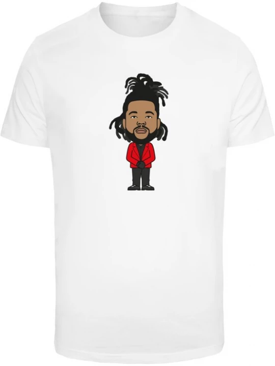 Foto van product Mister Tee Shirt 'Toronto' lichtbruin / vuurrood / zwart / wit