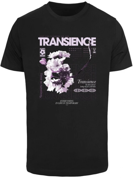 Foto van product Mister Tee Shirt 'Transience' lila / sering / zwart / wit