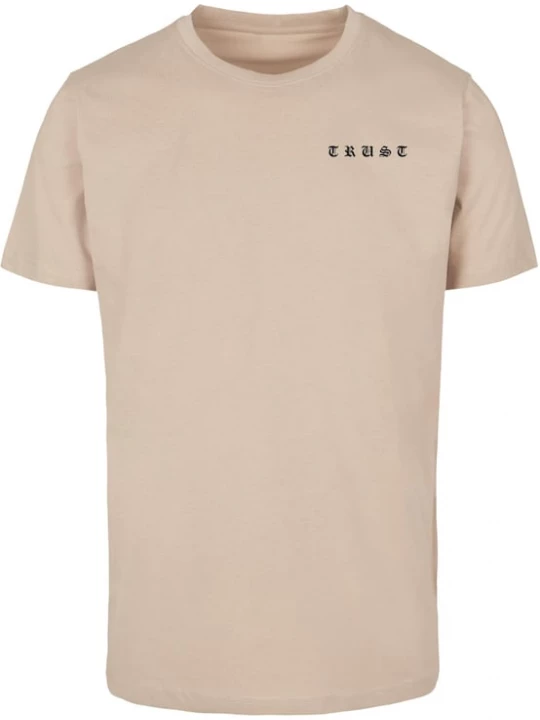 Foto van product Mister Tee Shirt 'Trust Dove' sand / grijs / zwart / wit