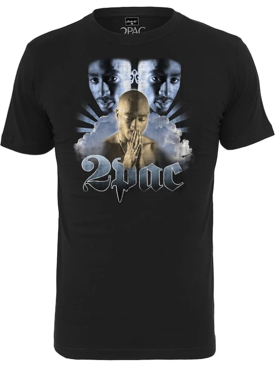 Foto van product Mister Tee Shirt 'Tupac Heaven' gemengde kleuren / zwart