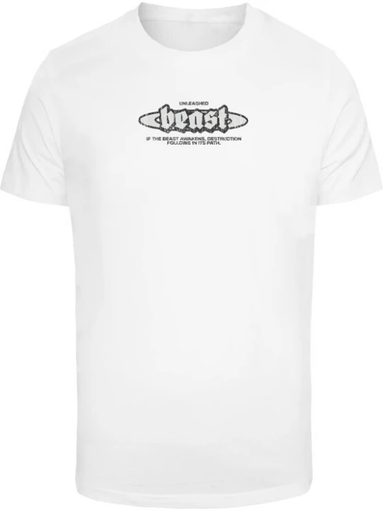 Foto van product Mister Tee Shirt 'Unleashed Beast' zwart / wit