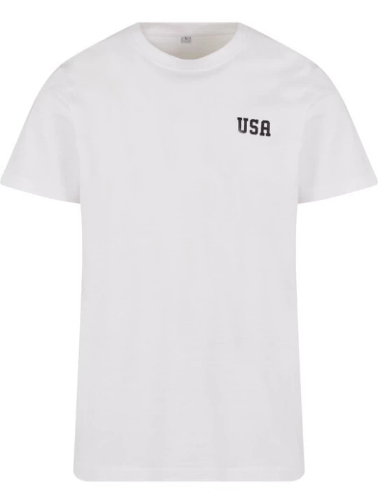 Foto van product Mister Tee Shirt 'USA' zwart / wit