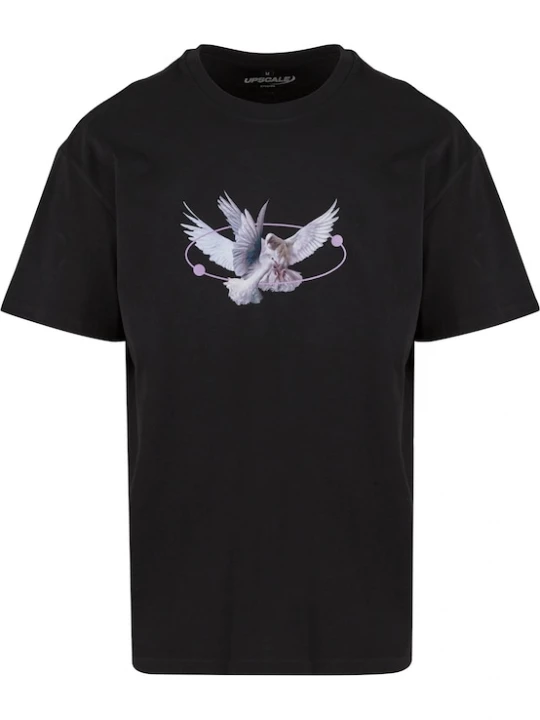 Foto van product Mister Tee Shirt 'Vive la Liberte' lila / sering / zwart