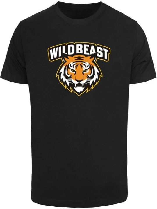 Foto van product Mister Tee Shirt 'Wild Beast Tiger' geel / oranje / zwart / wit