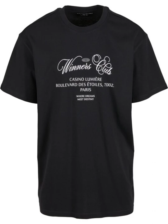 Foto van product Mister Tee Shirt 'Winners Club' zwart / wit