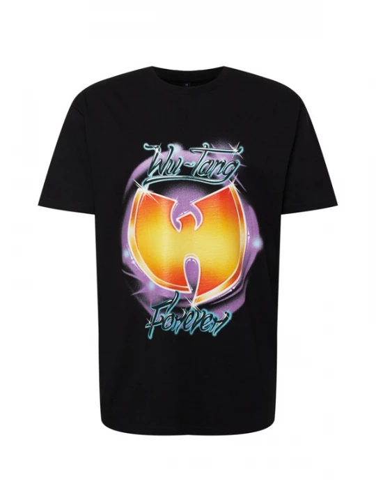 Foto van product Mister Tee Shirt 'Wu-Tang Forever' lila / oranje / zwart / wit