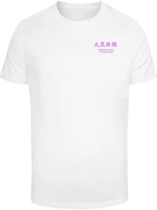 Foto van product Mister Tee Shirt 'Yokohama Race' neonlila / wit