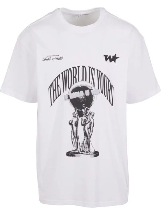 Foto van product Mister Tee Shirt 'Your World' zwart / wit