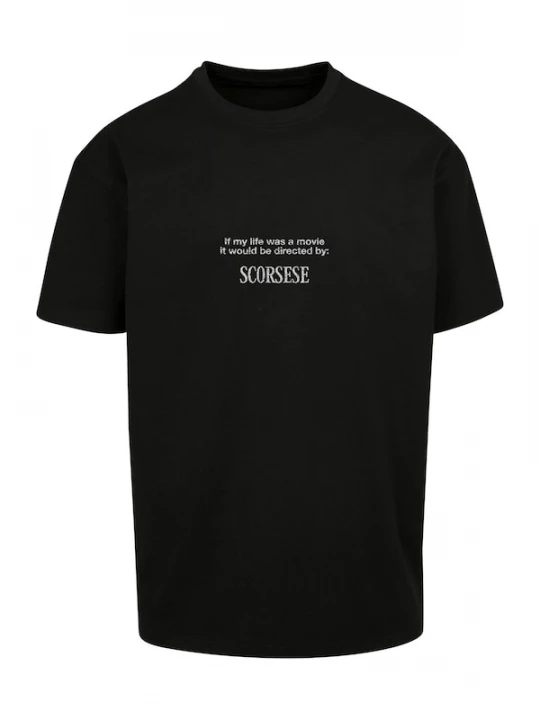 Foto van product Mister Tee Shirt zwart / wit gemêleerd