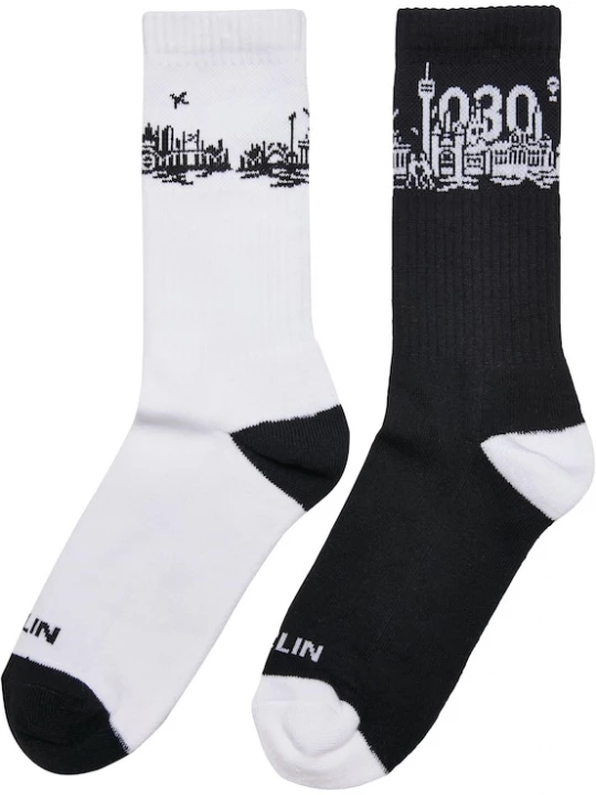 Foto van product Mister Tee Sokken 'Major City' zwart / wit