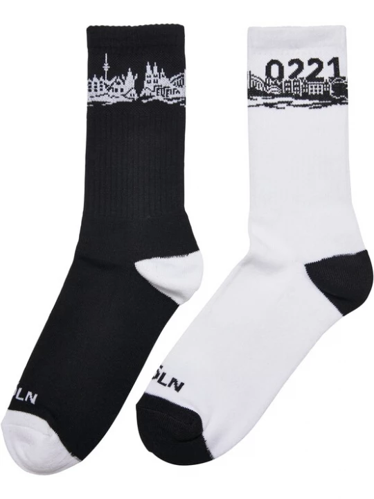 Foto van product Mister Tee Sokken 'Major City' zwart / wit