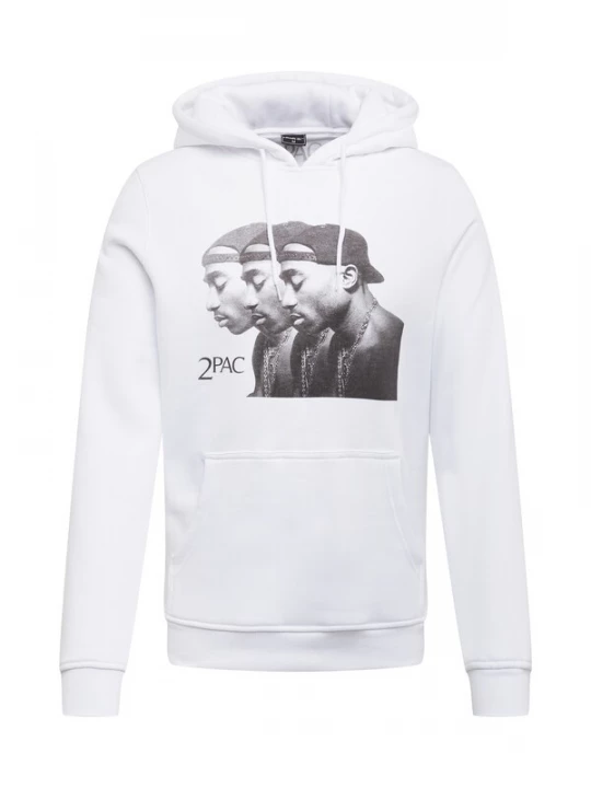 Foto van product Mister Tee Sweatshirt '2Pac Faces' grijs / zwart / wit
