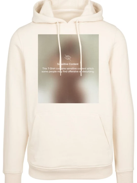 Foto van product Mister Tee Sweatshirt 'Sensitive Content' sand / grijs / wit