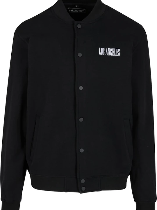 Foto van product Mister Tee Tussenjas 'Los Angeles Heavy Tonal College' zwart / wit