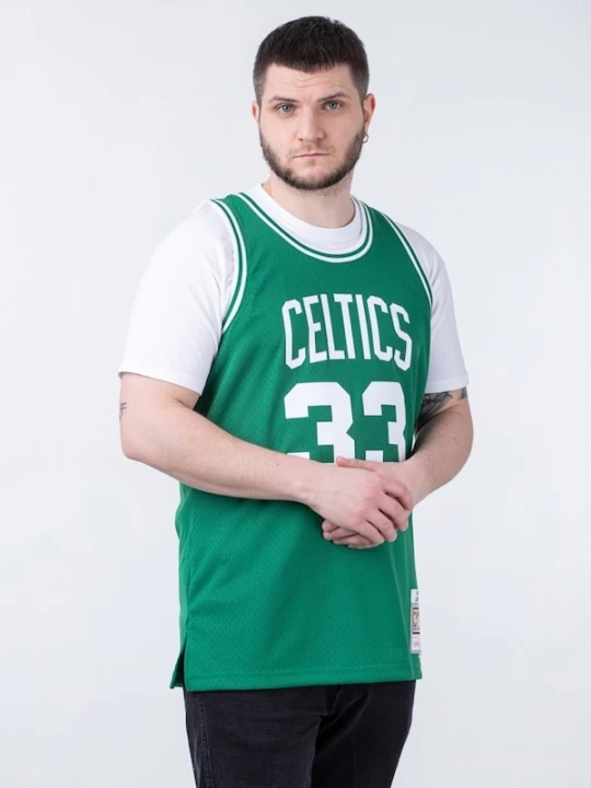 Foto van product Mitchell & Ness Shirt 'Boston Celtics' groen / wit