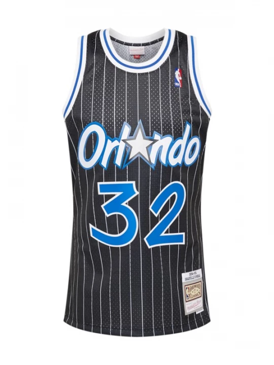 Foto van product Mitchell & Ness Shirt royal blue / koningsblauw / zwart / wit