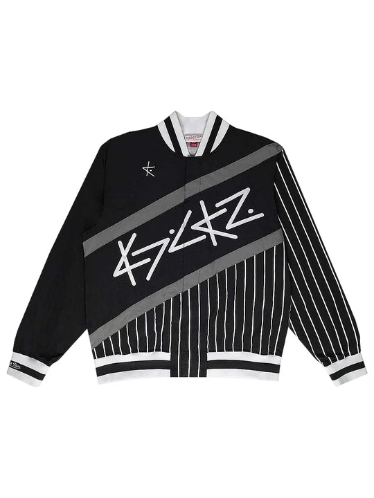Foto van product Mitchell & Ness Sportsweatvest 'Mitchell and Ness x Kickz AWU' zwart / wit