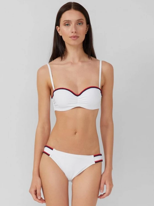 Foto van product Mix & match bikinibroekje met sierrand s.Oliver wit