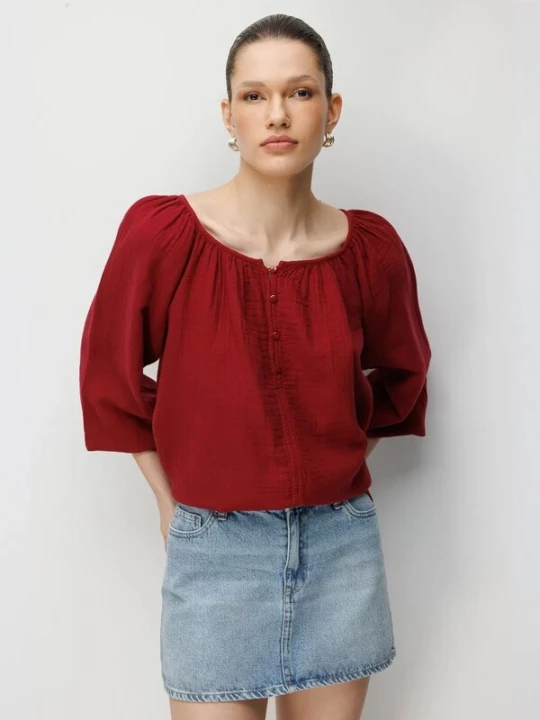 Foto van product MixRay Blouse bordeaux