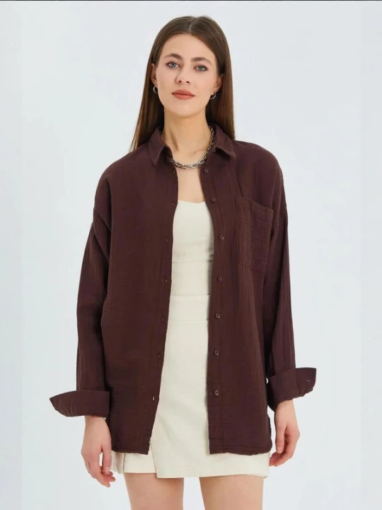 Foto van product MixRay Blouse bruin