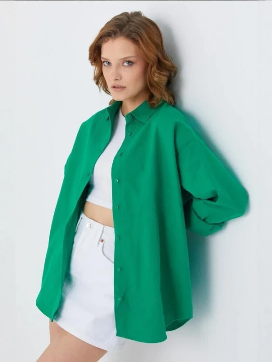 Foto van product MixRay Blouse grasgroen