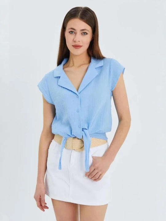 Foto van product MixRay Blouse lichtblauw