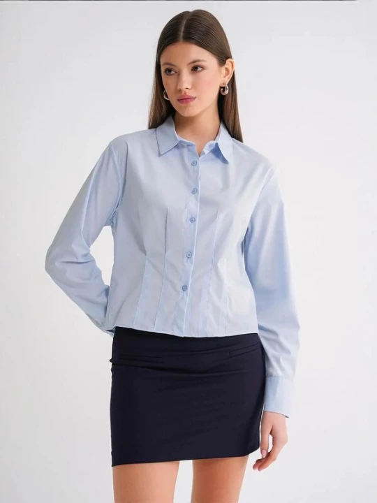 Foto van product MixRay Blouse pastelblauw