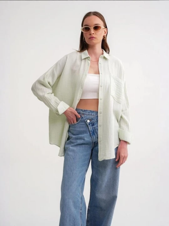 Foto van product MixRay Blouse pastelgroen