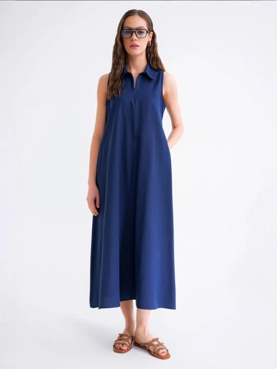 Foto van product MixRay Blousejurk donkerblauw