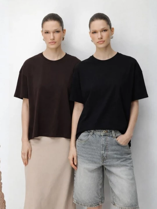 Foto van product MixRay Shirt chocoladebruin / zwart