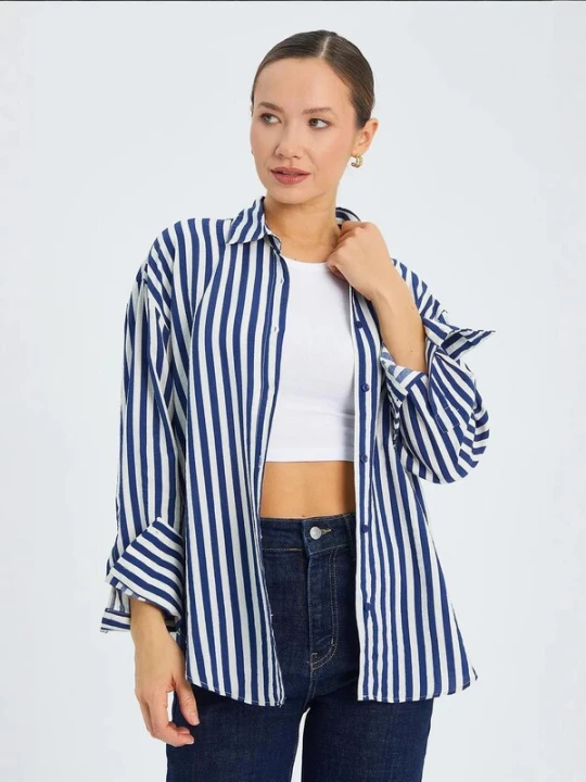 Foto van product MixRay Shirt marine / wit
