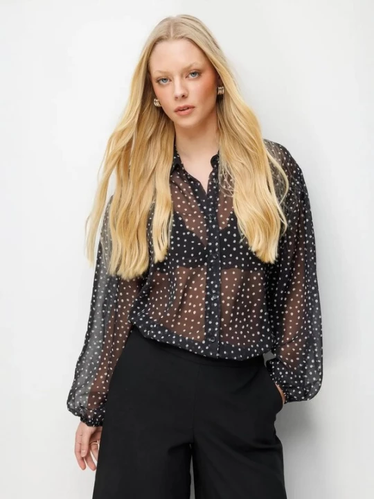 Foto van product MixRay Shirt zwart / wit