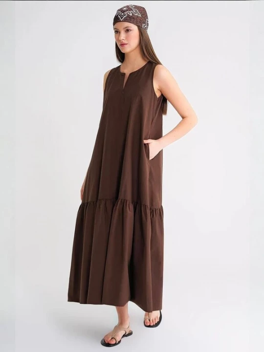Foto van product MixRay Zomerjurk bruin