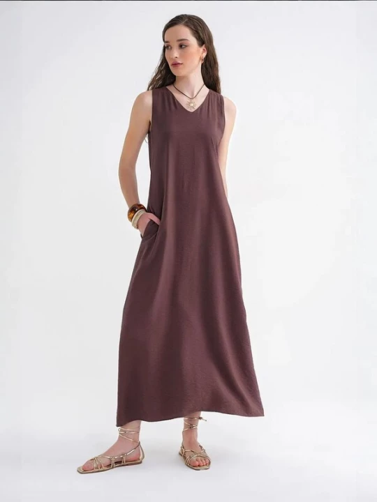 Foto van product MixRay Zomerjurk bruin