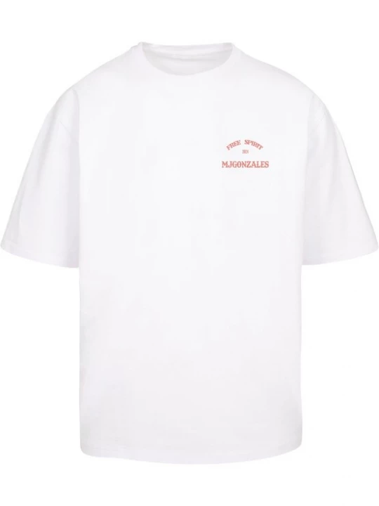 Foto van product MJ Gonzales Shirt 'Bandit's Creed' knalrood / wit