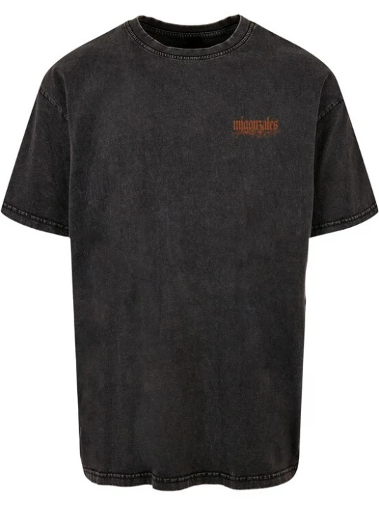 Foto van product MJ Gonzales Shirt 'Barbed Wings' grijs / donkeroranje / zwart gemêleerd