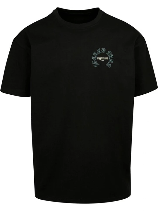 Foto van product MJ Gonzales Shirt 'CROS x' smoky blue / rood / zwart
