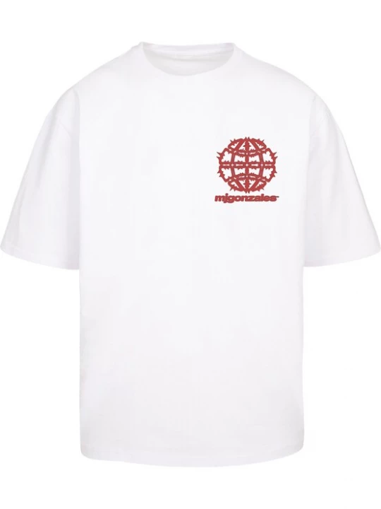Foto van product MJ Gonzales Shirt 'Global Flame' rood / wit