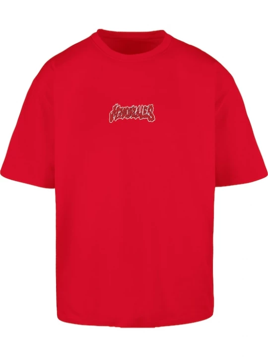 Foto van product MJ Gonzales Shirt 'Ornament of Ashes' rosa / rood / zwart
