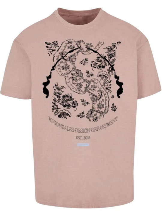Foto van product MJ Gonzales Shirt 'Paisley' lichtblauw / oudroze / zwart
