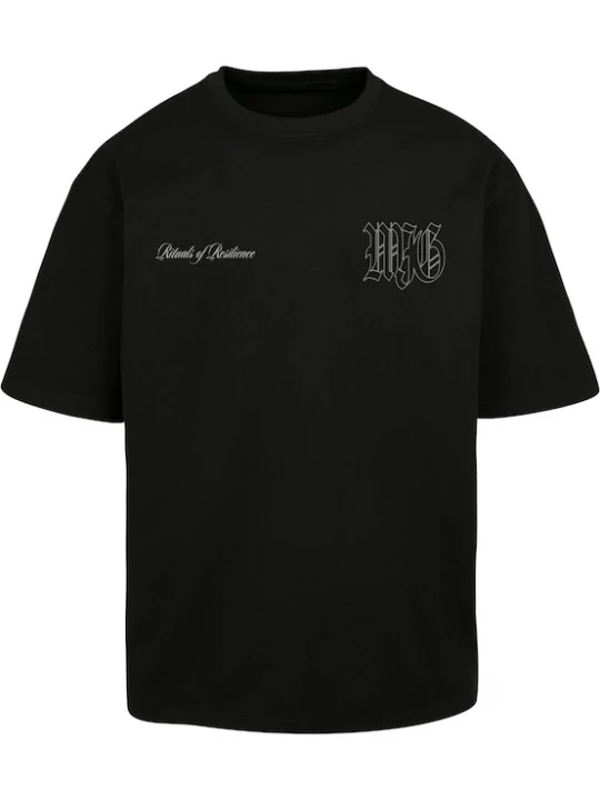 Foto van product MJ Gonzales Shirt 'Resilence Rituals' zwart / wit