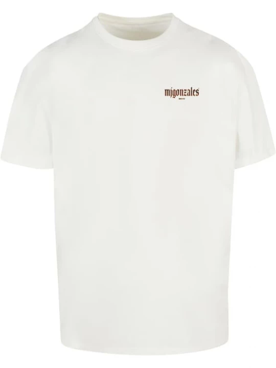 Foto van product MJ Gonzales Shirt 'Sacred Aura x' ecru / cognac / zwart