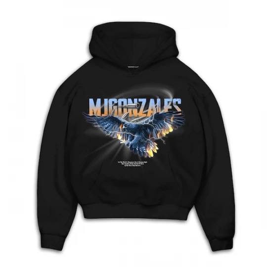 Foto van product MJ Gonzales Sweatshirt 'EAGLE V.2' blauw / geel / oranje / zwart