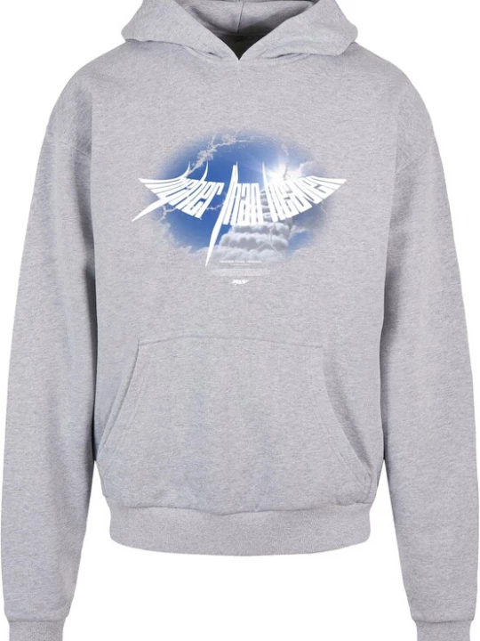 Foto van product MJ Gonzales Sweatshirt 'Higher Than Heaven' blauw / grijs / grijs gemêleerd / wit