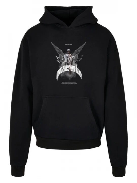 Foto van product MJ Gonzales Sweatshirt 'Higher Than Heaven' grijs / zwart / wit